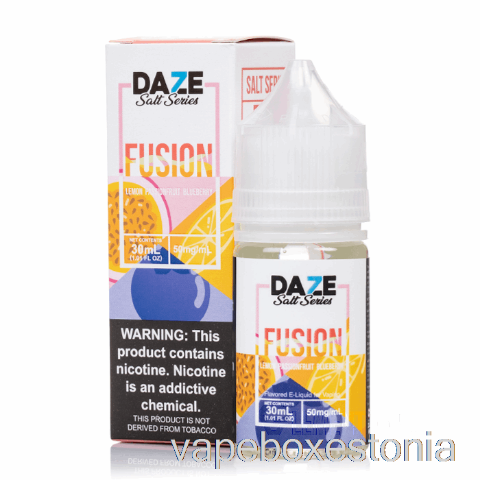 Vape Box Estonia Sidrun Passionfruit Mustikas - 7 Daze Fusioonsool - 30ml 50mg